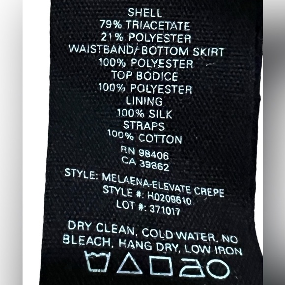 Theory Womens Melaena Black Lace Overlay Silk Lining Cocktail Dress Sz 2 - Picture 3 of 11